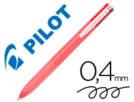 Pilot Bolígrafo Super Grip G Retráctil Sujeción Caucho Tinta Aceite Cuerpo Rosa 4 Colores