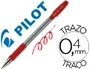 Pilot Boligrafo BPS-GP Rojo Sujecion Caucho Tinta Base Aceite Capuchon