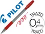 Pilot Boligrafo BPS-GP Rojo Sujecion Caucho Tinta Base Aceite Capuchon