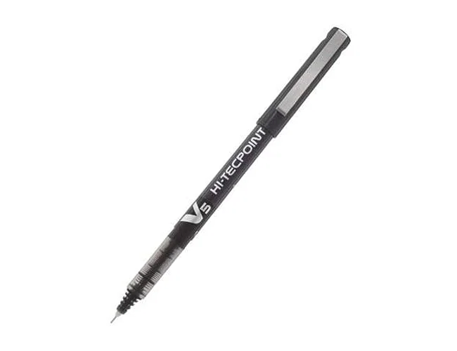 Pilot Set de 12 Rotuladores de Tinta Líquida V-5 Hi-Tecpoint Negro 0,5 mm Pilot Set de 12 Rotuladores de Tinta Líquida V-5 Hi-Tecpoint Negro 0,5 mm