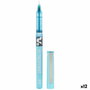 Pilot Hi-Tecpoint V-5 Azul claro (Set de 12)