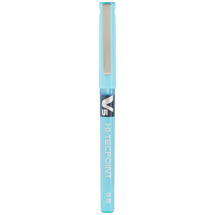 Pilot Hi-Tecpoint V-5 Azul claro (Set de 12)