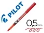 Pilot Rotulador V-5 Punta Aguja Rojo 0.5 mm Tinta Líquida