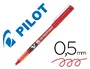 Pilot Rotulador V-5 Punta Aguja Rojo 0.5 mm Tinta Líquida