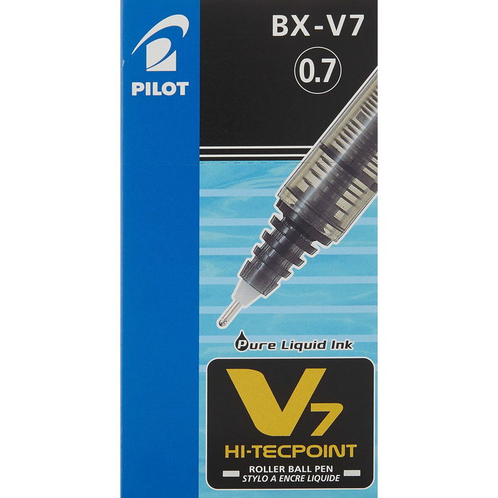 Pilot Roller V-7 Hi-Tecpoint Negro 0,7 mm Pilot Roller V-7 Hi-Tecpoint Negro 0,7 mm