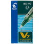 Pilot 011713 Bolígrafo de punta redonda verde, 12 piezas