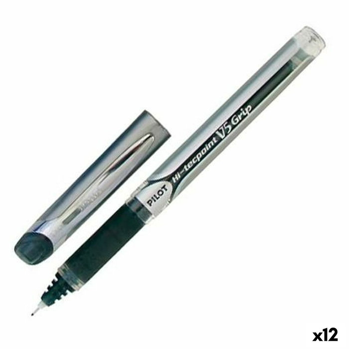 Pilot Rotulador Punta Aguja V-5 Grip Negro 0,5 mm