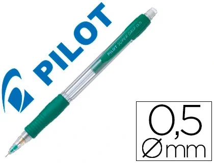Pilot Portaminas H-185 Supergrip 0,5 mm Verde (Set de 12)