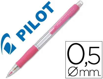 Pilot Portaminas H-185 Supergrip 0,5 mm Rosa (Set de 12)