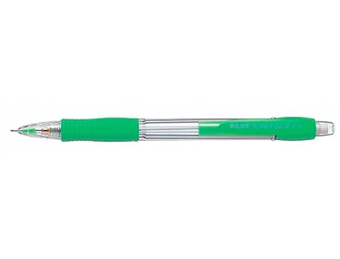 Pilot Portaminas Super Grip Verde Claro 0.5 mm con Sujeción de Caucho y Goma Pilot Portaminas Super Grip Verde Claro 0.5 mm con Sujeción de Caucho y Goma