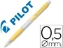 Pilot Portaminas H-185 Supergrip 0.5 Con Goma Amarillo (Set de 12) (Set de 12)