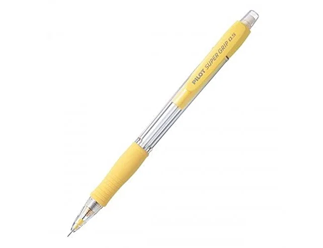 Pilot Portaminas H-185 Supergrip 0,5 mm Amarillo (Set de 12) Pilot Portaminas H-185 Supergrip 0,5 mm Amarillo (Set de 12)