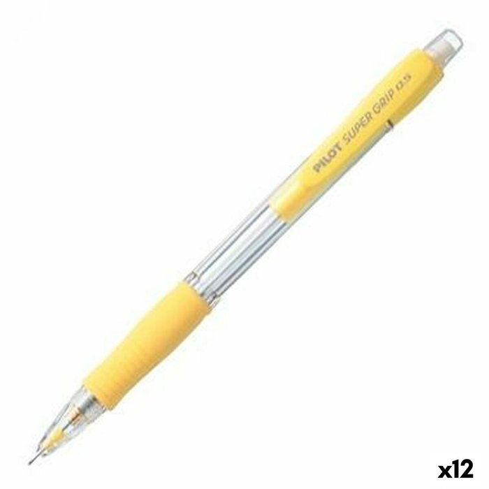 Pilot Portaminas H-185 Supergrip 0,5 mm Amarillo (Set de 12)