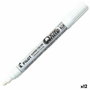 Pilot Marcador Permanente Desechable Blanco Medio (Set de 12)