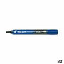 Pilot Rotulador Permanente SCA-100 Azul (Set de 12)
