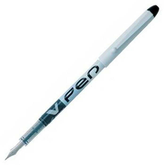 Pluma de Caligrafía Pilot V Pen Desechable 0,4 mm Negro 12 Unidades