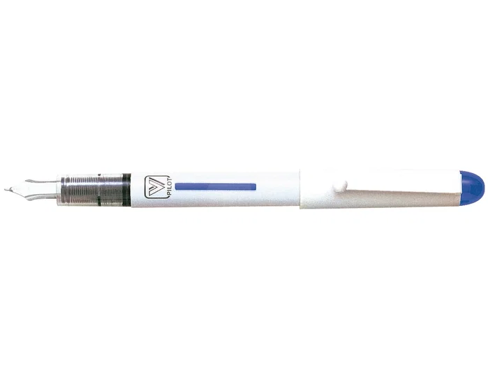 Pilot Pluma Desechable VPEN Cuerpo Blanco Azul (Set de 12)