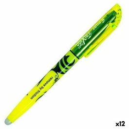Pilot Marcador Fluorescente Frixion Light Borrable Amarillo (Set de 12)