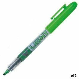 Pilot Marcador Fluorescente V Light Verde (Set de 12)