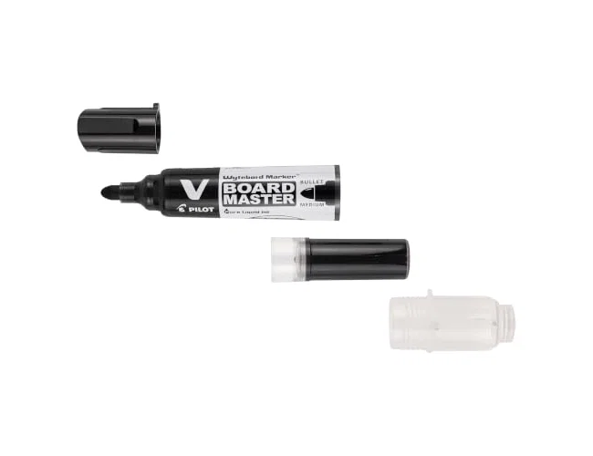 Pilot V Board Master Rotulador para Pizarra Blanca Recargable Negro (Set de 10) Pilot V Board Master Rotulador para Pizarra Blanca Recargable Negro (Set de 10)