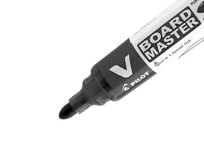 Pilot Rotulador Pizarra Blanca V Board Master Recargable Negro (Set de 10)