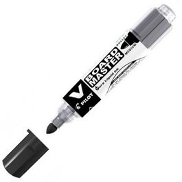 Pilot Rotulador Pizarra Blanca V Board Master Recargable Negro (Set de 10) (Set de 10)