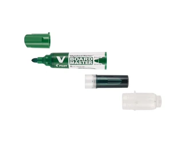 Pilot V Board Master Rotuladores para Pizarra Blanca, Verde, Pack de 10 Pilot V Board Master Rotuladores para Pizarra Blanca, Verde, Pack de 10