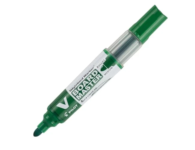 Pilot V Board Master Rotuladores para Pizarra Blanca, Verde, Pack de 10 Pilot V Board Master Rotuladores para Pizarra Blanca, Verde, Pack de 10