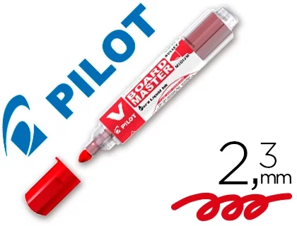 Pilot V Board Master Rotulador para Pizarra Blanca Rojo (Set de 10)