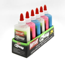 Cola Glitter Instant Glow Luminiscente 147Ml (Set de 6)