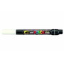 POSCA Marcador PCF-350 Punta Acrílica Estilo Pincel Blanco (Set de 5)