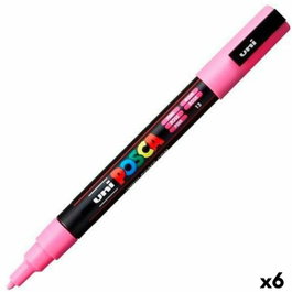 POSCA Marcador PC-3M Punta Cónica 0,9 - 1,3 mm Rosa (Set de 6)
