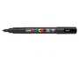 Posca Rotulador PC-3M Marcador de Pintura Punta Conica 0,9-1,3 mm Negro