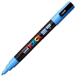 Posca Marcador PC-3M Punta Cónica 0,9-1,3 mm Azul Cielo Set de 6 (Set de 6)