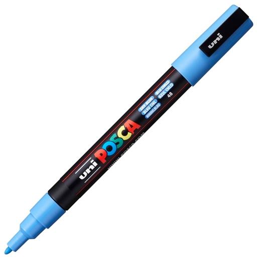 Posca Marcador PC-3M Punta Cónica 0,9-1,3 mm Azul Cielo Set de 6 (Set de 6) Posca Marcador PC-3M Punta Cónica 0,9-1,3 mm Azul Cielo Set de 6 (Set de 6)