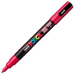 Posca Marcador PC-3M Punta Cónica 0,9-1,3 mm Rojo Oscuro - Set de 6 (Set de 6)