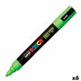 POSCA Marcador PC-5M No Permanente Verde Manzana (Set de 6)