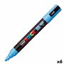POSCA PC-5M Azul cielo (Set de 6)
