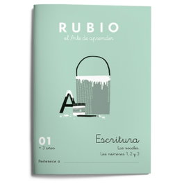 RUBIO Cuaderno A5 Escritura Nº 01 (+3 años)