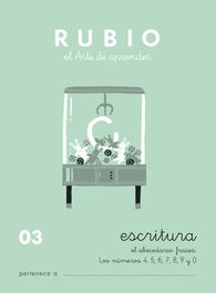 Cuaderno Rubio A5 Escritura Nº 03 (+4 Años) (Set de 10)