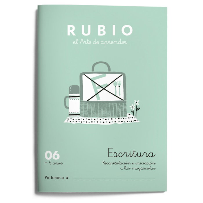 RUBIO Cuaderno de escritura A5 Nº 06 (+5 años)