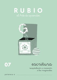 RUBIO Cuaderno A5 Escritura Nº 07 (+5 años) de ejercicios