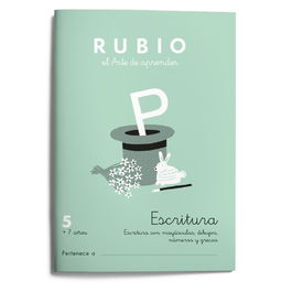 Cuaderno Rubio A5 Escritura Nº 5 (+7 Años) (Set de 10)