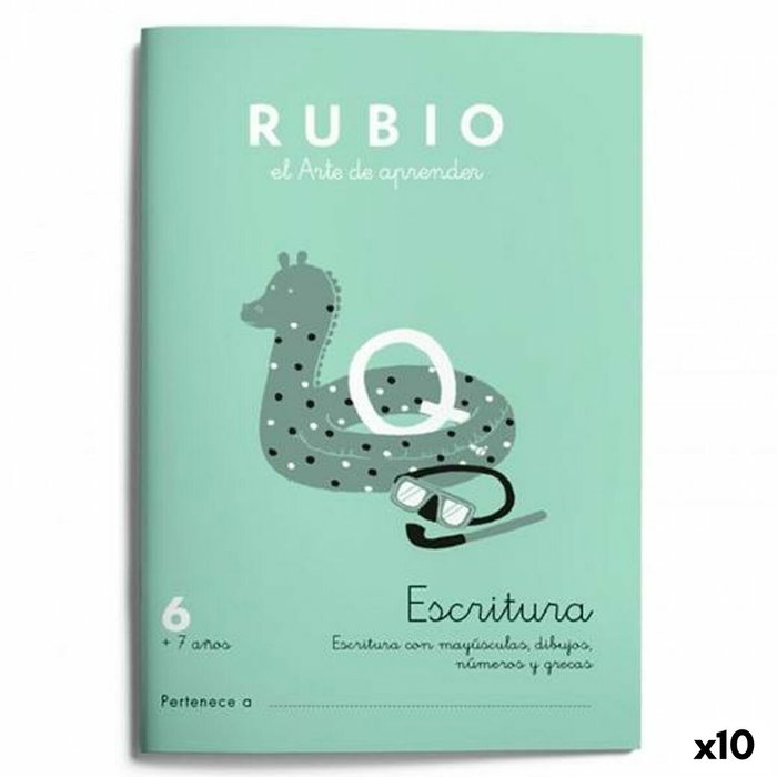 RUBIO Cuaderno de Escritura A5 Nº 6 (+7 años)