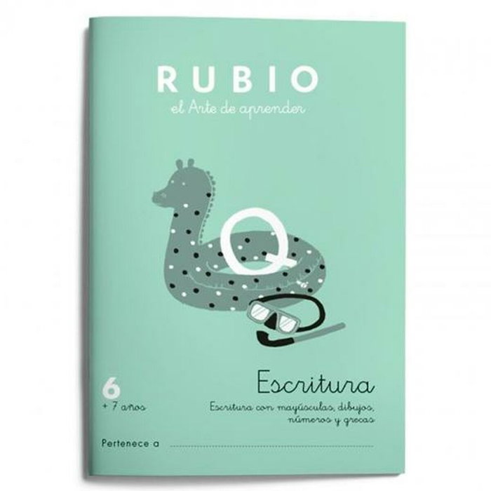 RUBIO Cuaderno de Escritura A5 Nº 6 (+7 años)