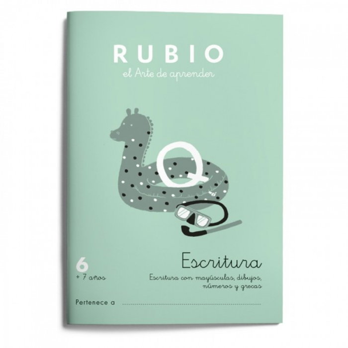 RUBIO Cuaderno de Escritura A5 Nº 6 (+7 años)