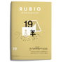 RUBIO Cuaderno A5 Operaciones y Problemas nº 19 - Sumas, restas, multiplicaciones y divisiones (+11 años)