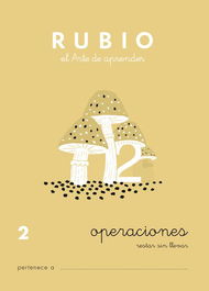 Cuaderno Rubio A5 Operaciones Y Problemas Nº 2 - Restas Sin Llevar (+6 Años) (Set de 10)