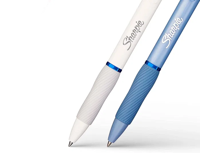 Sharpie S-Gel Fashion Bolígrafos Tinta Azul Punta Media 0.7mm Blanco y Azul Celeste (Set de 12) Sharpie S-Gel Fashion Bolígrafos Tinta Azul Punta Media 0.7mm Blanco y Azul Celeste (Set de 12)