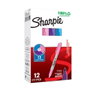 Sharpie Marcador Permanente Fine con Surtido Rosa, Morado y Turquesa